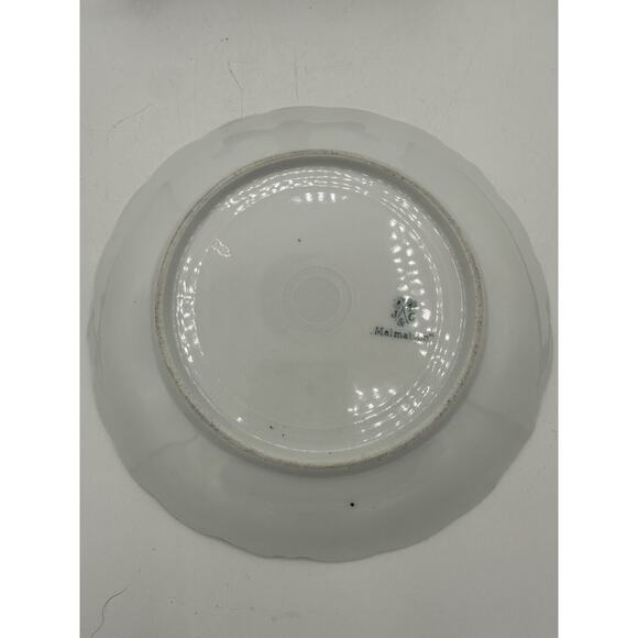 Antique Rosenthal Bavaria Germany Hand Painted Porcelain Cake Plate Wild Roses - Picture 6 of 7